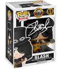 Guns N Roses Slash Funko Pop Collectible Figurine with Autographed Facsimile & Display Case