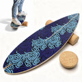 29-Inch Surf Balance Board for Kids & Adults with Cork Roller & Half Ball - 350lbs Capacity