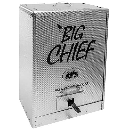 Electric Smoker for Food - Big Chief Front Load 50 lb Capacity, Steady 165°F