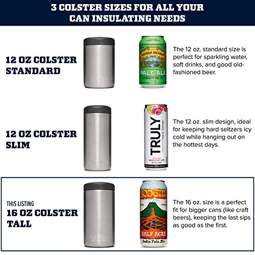 YETI Rambler 16 oz. Colster Tall Can Insulator Navy - Keeps Drinks Cold