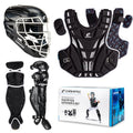Champro Fastpitch Softball Catcher's Set for Ages 6-9 - Headgear, Chest & Leg Guards