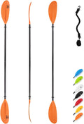 OCEANBROAD Kayak Paddle - Lightweight Alloy Shaft | 86in, 90.5in, 95in Lengths with Paddle Leash
