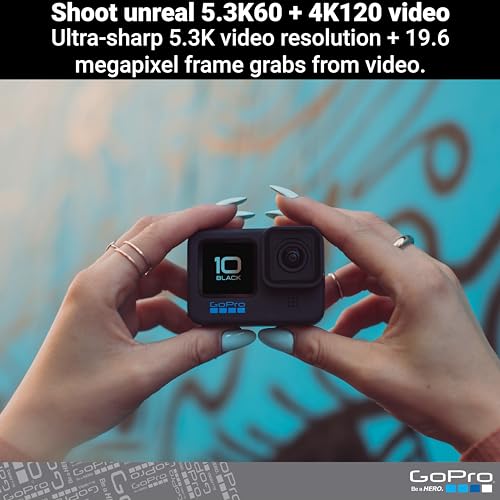 Waterproof Action Camera with 5.3K60 HD Video & Touch Screens