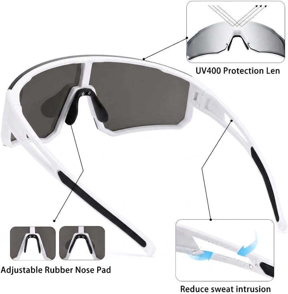 Skiennix Sports Baseball Sunglasses - Versatile Running & Cycling Glasses for Men & Women