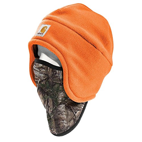 Carhartt Men's A202 Fleece 2-in-1 Headwear - One Size Brite Orange