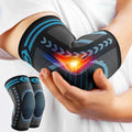 Blue Medium Tennis Elbow Brace for Tendonitis & Golfers Elbow Support - CAMBIVO