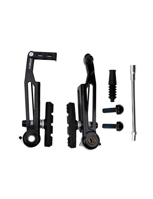 CHADWICK Folding Bike Brake Set,Long Arm V Type,Adjustable Bicycle V Brae Pad,14/16/18 inch to 16/18/20 inch Aluminum Alloy 45mm,Easy Installation Lightweight Silent Durable