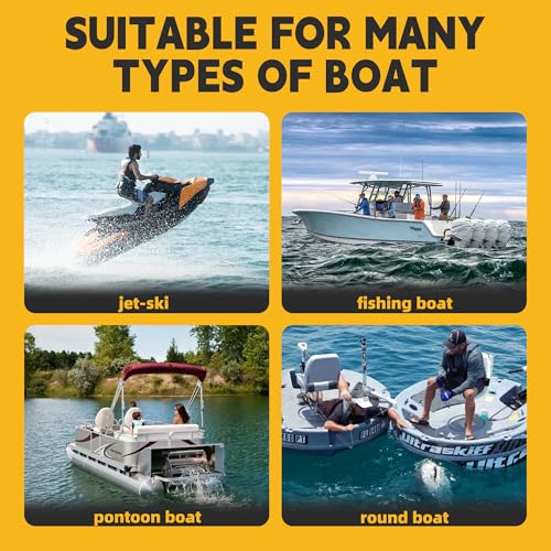 Marine Boat Seat Pedestal Mount Kit - Adjustable 3/4" Pin & 7x7 Base Plate