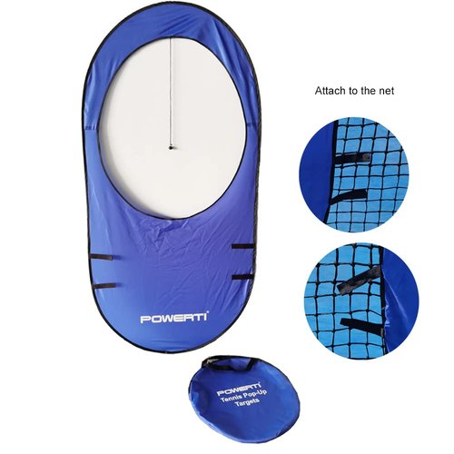 Foldable Practice Pop Up Tennis Targets with Straps for Training Black Colour Pack of One