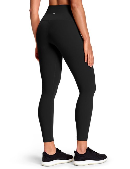 HeyNuts Workout Pro 7/8 Leggings for Women, High Waisted Compression Workout Leggings Athletic Tummy Control Buttery Soft Yoga Pants 25'' Black M(8/10)