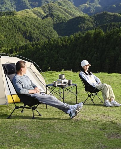iClimb Nature Medium Folding Aluminum Table - Lightweight Stable Roll-Up Top