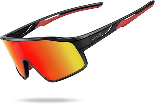 Lamicall Polarized Kids Baseball Sunglasses - UV400 Protection for Ages 8-14 | Sports Cycling Glasses