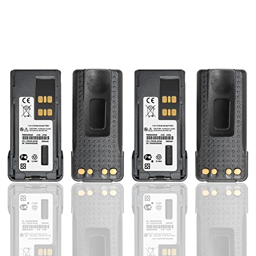 4 Pack Replacement Batteries for Motorola XPR 3500 Radios - 2026 Version