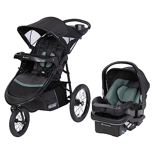 Baby Trend Expedition DLX Jogger Travel System with Infant Car Seat - Dash Sage