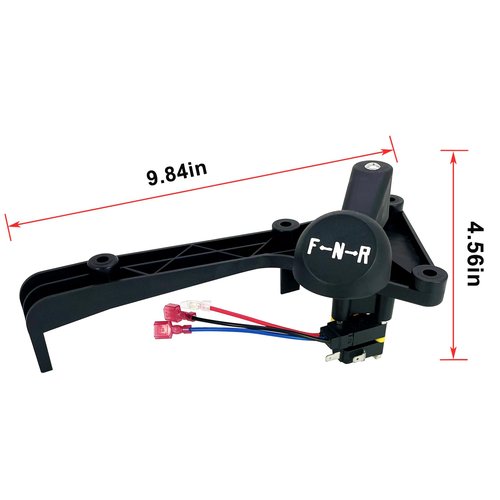 Phoddar Club Car Forward and Reverse Shifter Assembly Kit, F&R Shifter Assembly with Handle for 48 Vol/t 1992-up DS Gas Golf Cart 1016947 1012987 8248 8233 & Transmission Cable End, Ball Stud Kit