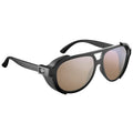 Flying Fisherman Legasea Polarized Sunglasses with Removable Side Shields, Matte Black/Copper-Silver Mirror - For Fishing, Outdoor Sports, UV Protection