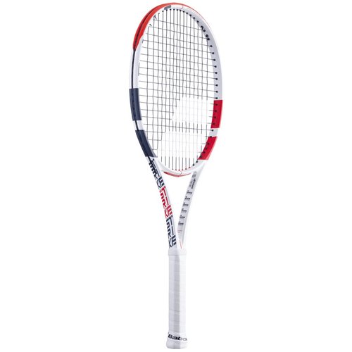 Babolat Pure Strike 16/19 Tennis Racquet Racquet - Strung with 16g White Babolat Syn Gut at Mid-Range Tension (4 1/4" Grip)