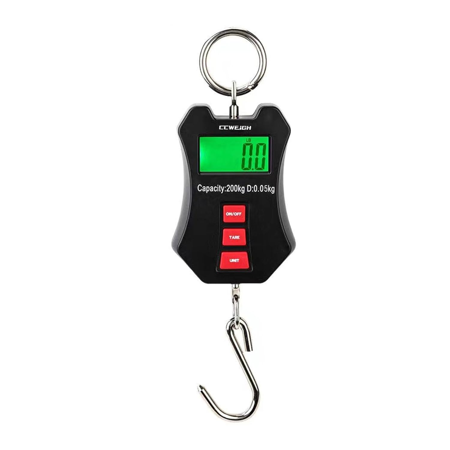 Regine Switzerland 440lb Digital Crane Scale - Compact LCD Hanging Scale for Garage, Farm & Fishing