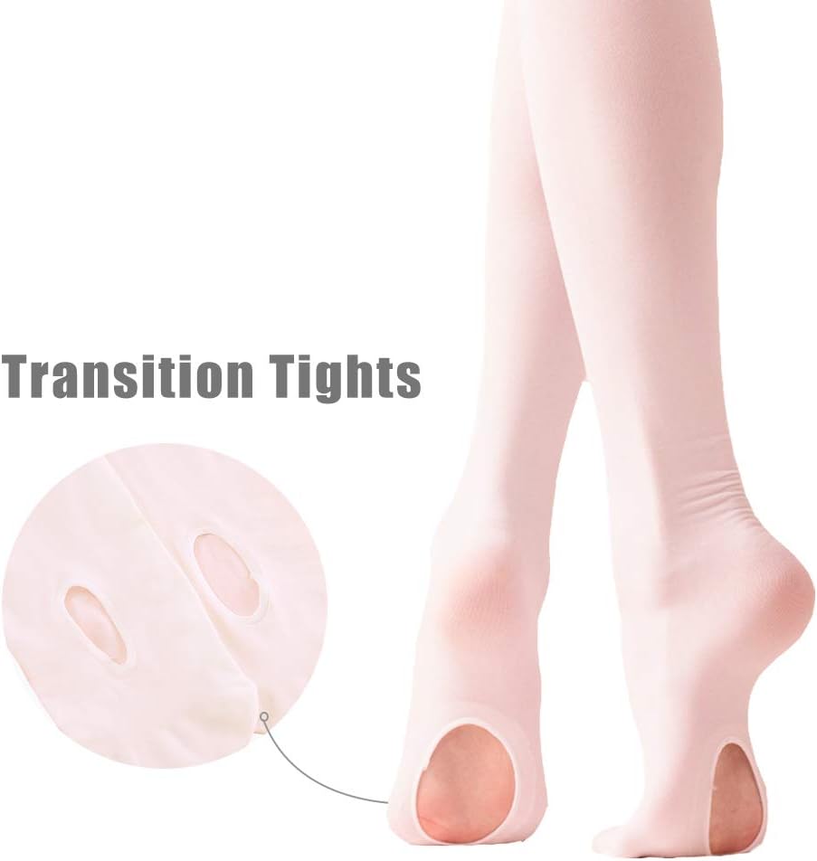 Stelle Ballet Dance Tights - Ultra Soft Convertible Design for Girls & Women | Comfortable Fit