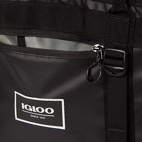 Igloo Soft Sided Cooler Tote Bag - Pursuit Series Black 30-Can