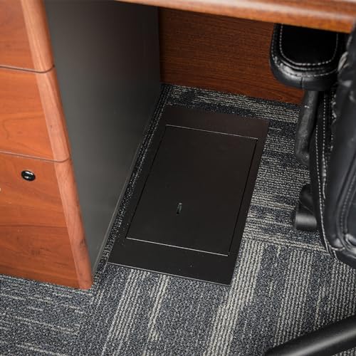 Barska Key Lock Floor Safe 0.22 Cu Ft Concealed Steel Security Safe