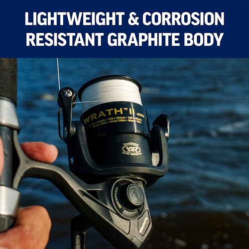 Penn Wrath II Spinning Fishing Reel - 8000 Model, Corrosion-Resistant, 25lb Max Drag