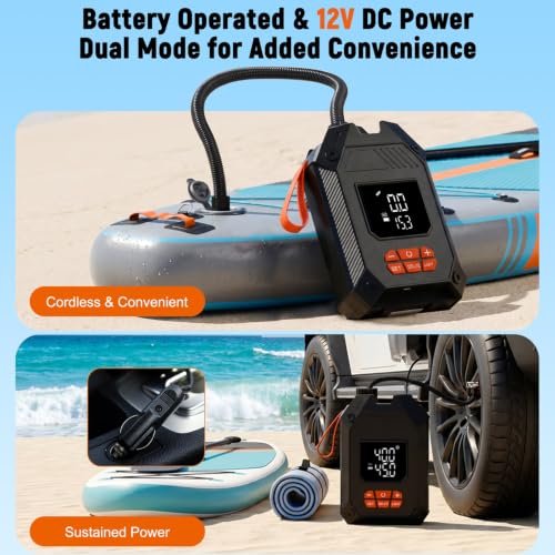 Portable Electric Pump for Paddle Boards & Water Inflatables 45 PSI