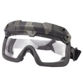 V3COOGOGEAR Tactical Split Two Modes Goggles Compatible with Airsoft Fast Helmet Paintball Hunting Field Outdoor (MCBK)