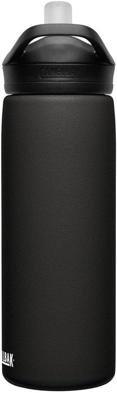 CamelBak Eddy+ Insulated Stainless Steel Water Bottle - 20oz Black with Bite Valve Straw