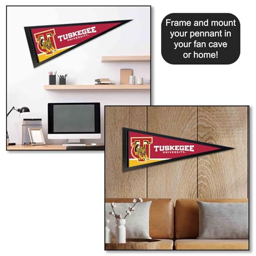 Tuskegee University Golden Tigers Pennant Flag - 12x30 Inch College Banner for Home or Office