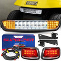 EZGO Golf Cart LED Headlight & Taillight Kit 12V Compatible with TXT 1996-2013