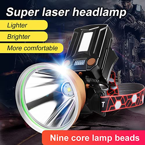 G500 20W Rechargeable LED Headlamp with Dual Batteries - Waterproof Hunting & Camping Light