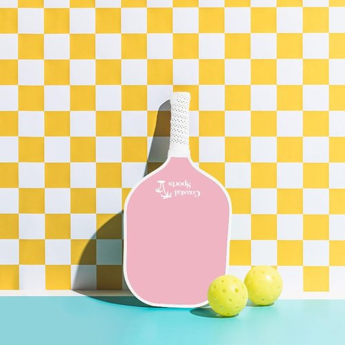 Coastal Sports Pickleball Paddle | Graphite Face & Honeycomb Polymer Core | Premium Athletic Grip for Comfort & Control | Edge Guard for Resilience and Durability | Lightweight & Durable (Cherry)