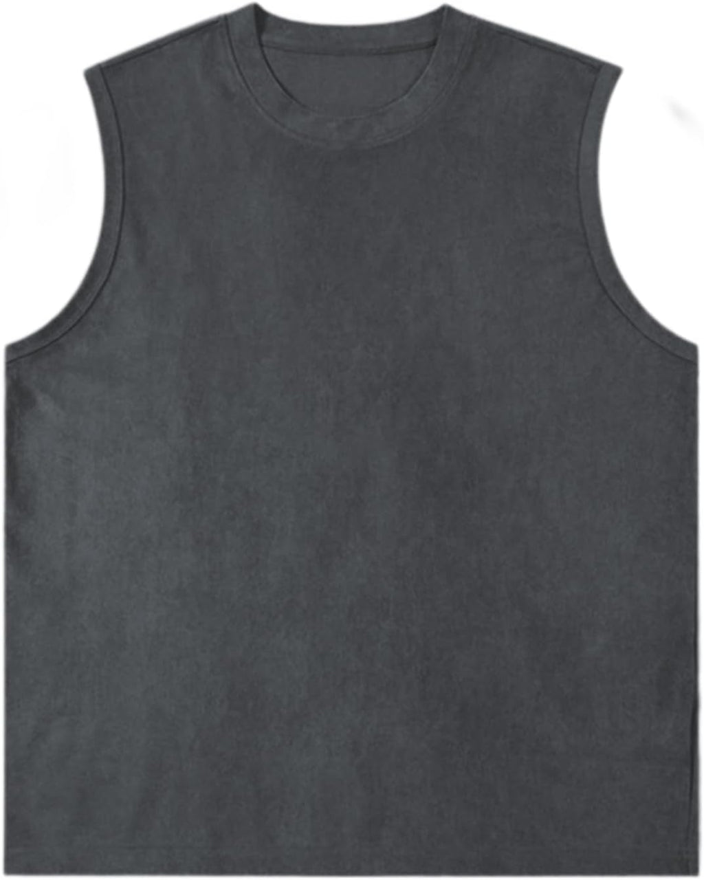Wrenpies Men's Cotton Workout Tank Top - Sleeveless Acid Wash Muscle Tee for Gym & Beach