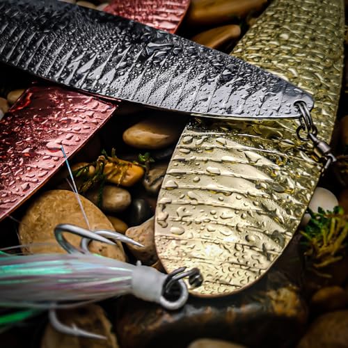 7.5 Inch Silver Magnum Flutter Spoon for Striped Bass - Classic B2