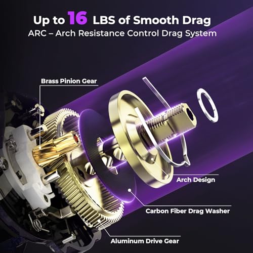 KastKing Royale Legend Pro Baitcasting Reel Right-Hand 8.0:1 Gear Ratio