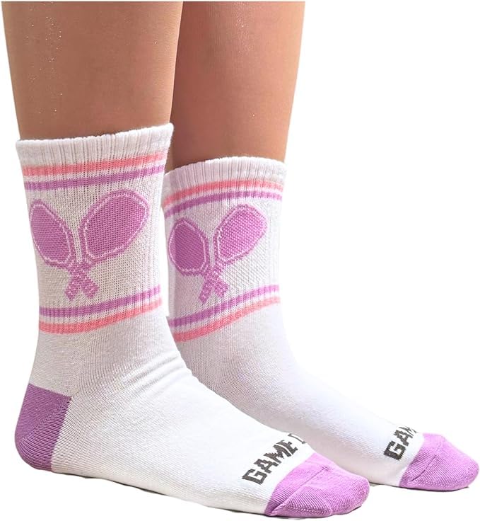 PBF Pickleball Socks Womens Gift Quarter Length Multicolor Bundle Paddles Athletic Moisture Wicking Dri Fit Cotton