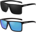 Skiennix Men’s Classic Square Polarized Sunglasses - Lightweight UV Protection Eyewear for Driving