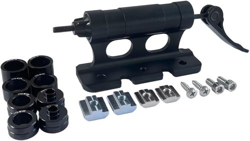 Bike Fork Mount - Quick Release Thru Axle Adapter for Road/MTB | Aerospace-Grade Aluminum Carrier
