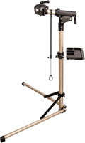 teraysun Bike Repair Stand, Foldable Aluminum Alloy Bicycle Workstand for Road and Mountain Bikes with Height Adjustable Feature