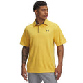 Under Armour Men's Tech Polo - Noble Gold / Pitch Gray - Large