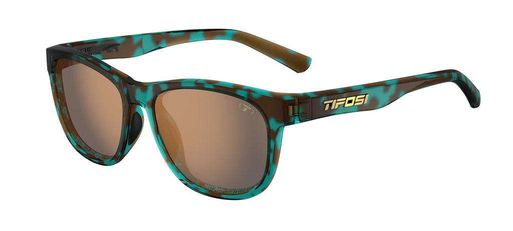 Tifosi Optics Swank Sunglasses (Blue Confetti/Brown Lens - Polarized)