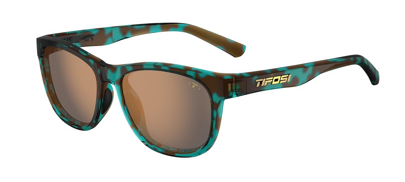Tifosi Optics Swank Sunglasses (Blue Confetti/Brown Lens - Polarized)
