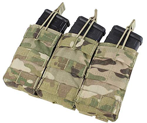 MA27-498 Triple M4/M16 Open-Top Mag Pouch, Coyote Brown