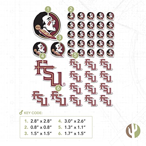 Florida State Seminoles Vinyl Sticker Decal - Campus Spirit Fan Accessory