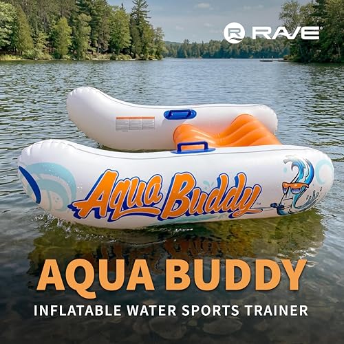 Water Inflatable Ski Trainer for Water Skiing & Wakeboarding - Aqua Buddy WATER Device