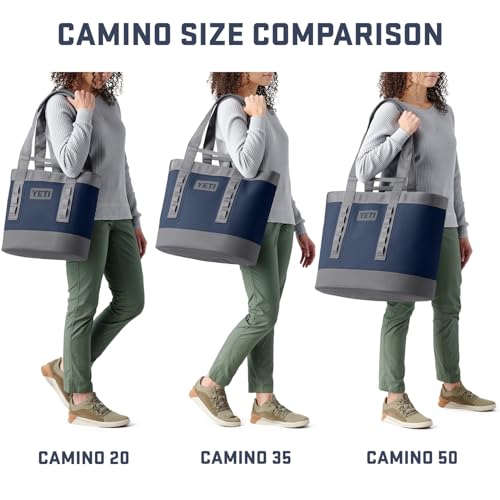 YETI Camino 20 Carryall Bag - Cape Taupe, Waterproof Utility Tote with Dividers