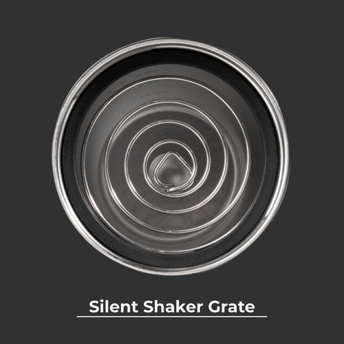 HydroJug 24 oz Stainless Steel Shaker - Insulated, Leakproof & BPA-Free - Silent Mixing Grate, Black