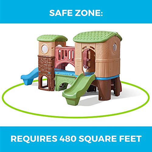 Kids Climber Playset with Slides & Playhouse - Outdoor Jungle Gym for Ages 2-6 Variation of Climber