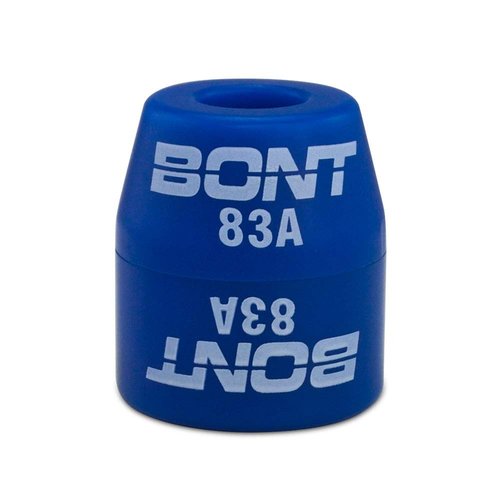 Bont Skates - Replacement Top Cone or Bottom Barrel Cushions Bushings - Quad Roller Skate Derby Plate - Made in USA (93A Red, Bottom Barrel Cushion (8pc))